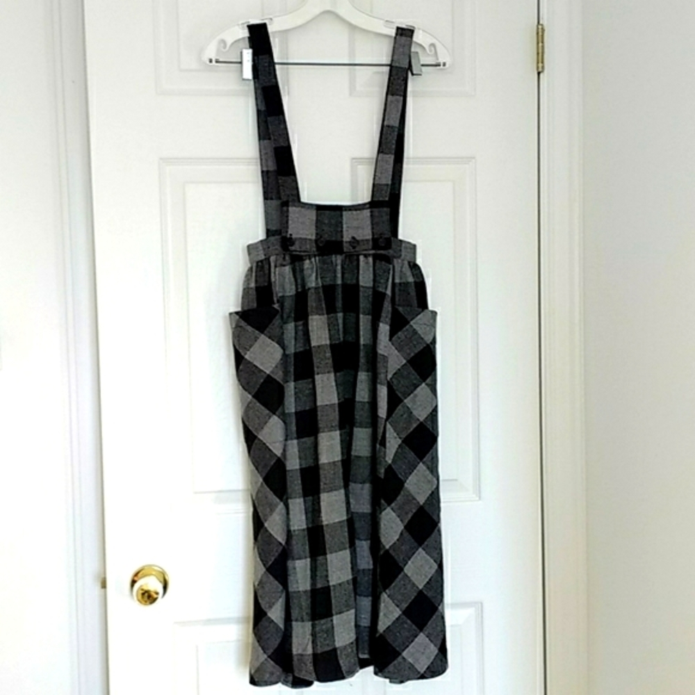 Vintage skirt with detachable bib